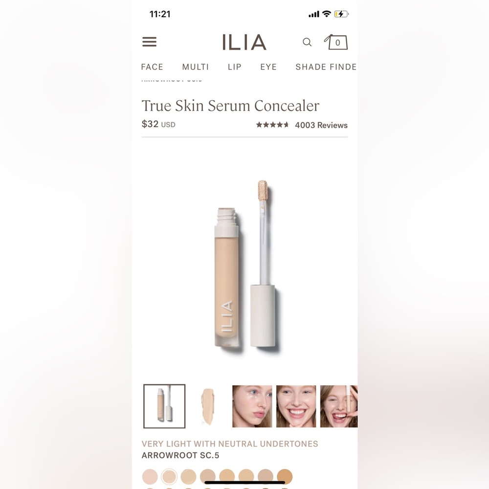 ILIA True Skin Serum Concealer